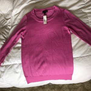 J. Crew women’s Tippi sweater in pink